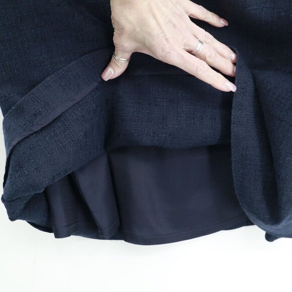 Tory Burch Mod‎ Clea Sheath Dress Womens 6 Navy Quiet Luxury Country Club Career - Picture 10 of 16